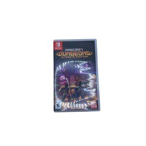 Minecraft Dungeons Ultimate Edition Nintendo Switch Game With Case gaming